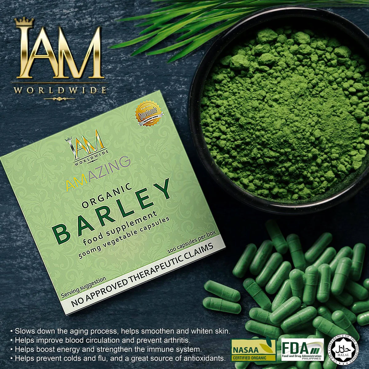 IAM Amazing Barley Capsule 1 Box