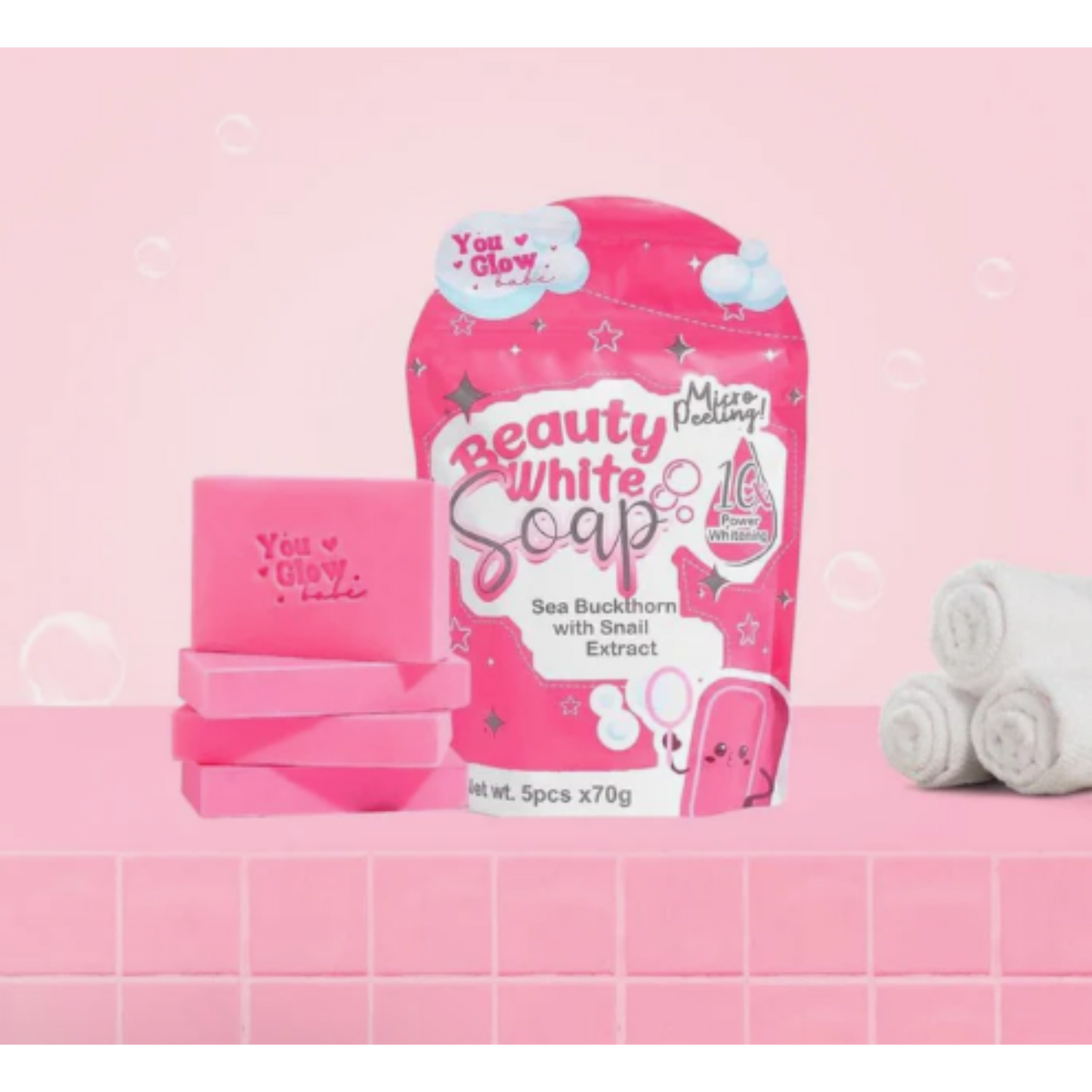 You Glow Beauty White Soap 5 Bars
