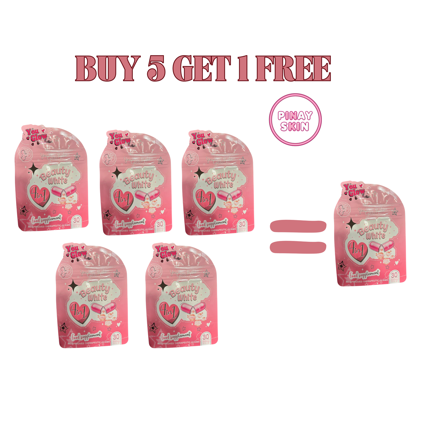 You Glow Babe Beauty White Capsule BUY 5 GET 1 FREE